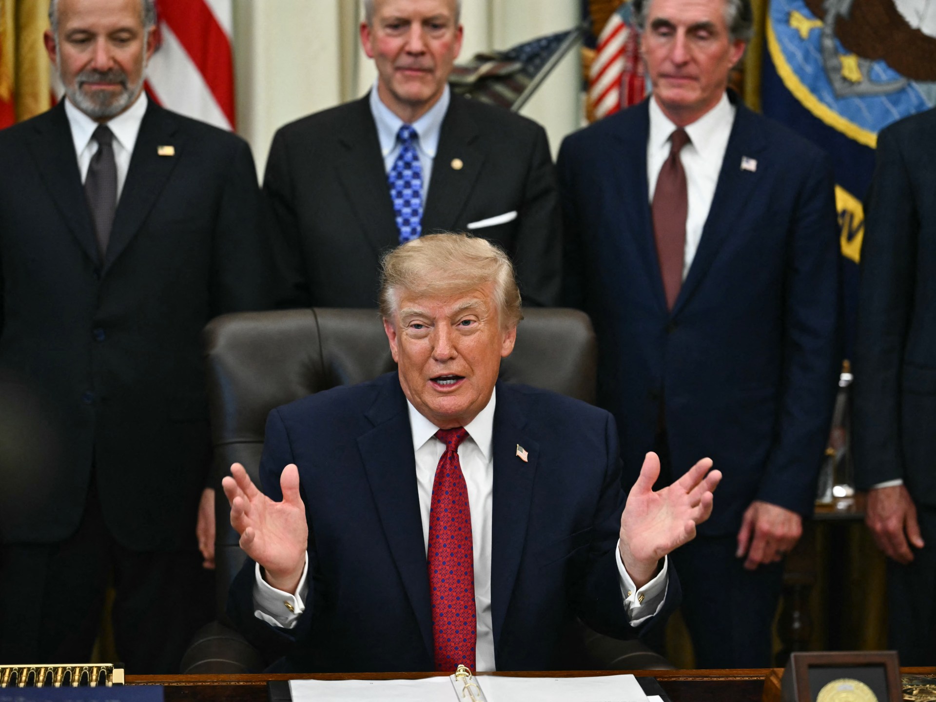 Trump signals imminent resolution to Iran standoff amid military threats