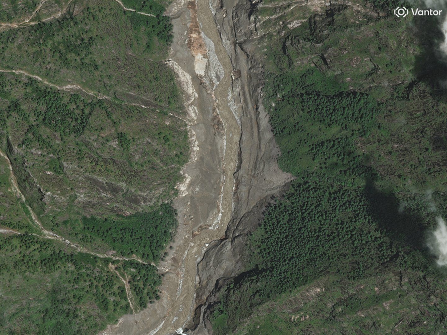 Satellite images document scale of devastation from Nepal flash floods