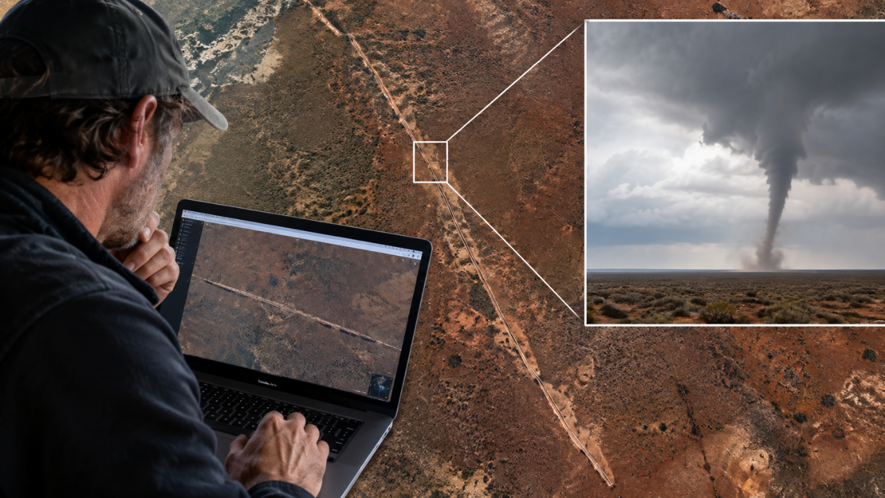 Australian Cave Explorer Discovers Evidence of Ancient Nullarbor Tornado