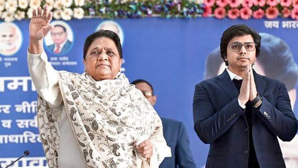 Mayawati removes nephew Akash Anand from BSP leadership role