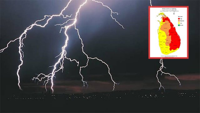 Weather authorities warn of severe lightning risk across island