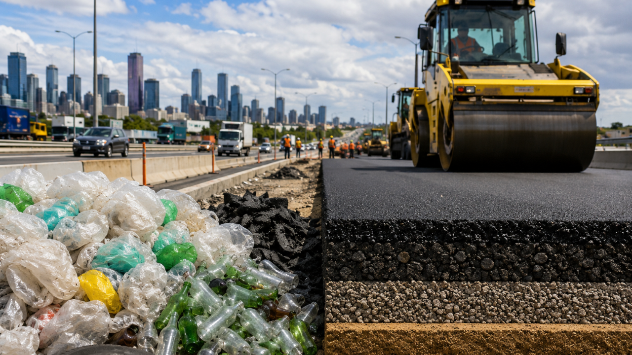 Australian highway sets sustainability benchmark with fully recycled pavement layers
