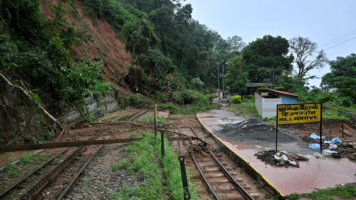 Heavy rains trigger seven fresh landslips across Nilgiris district