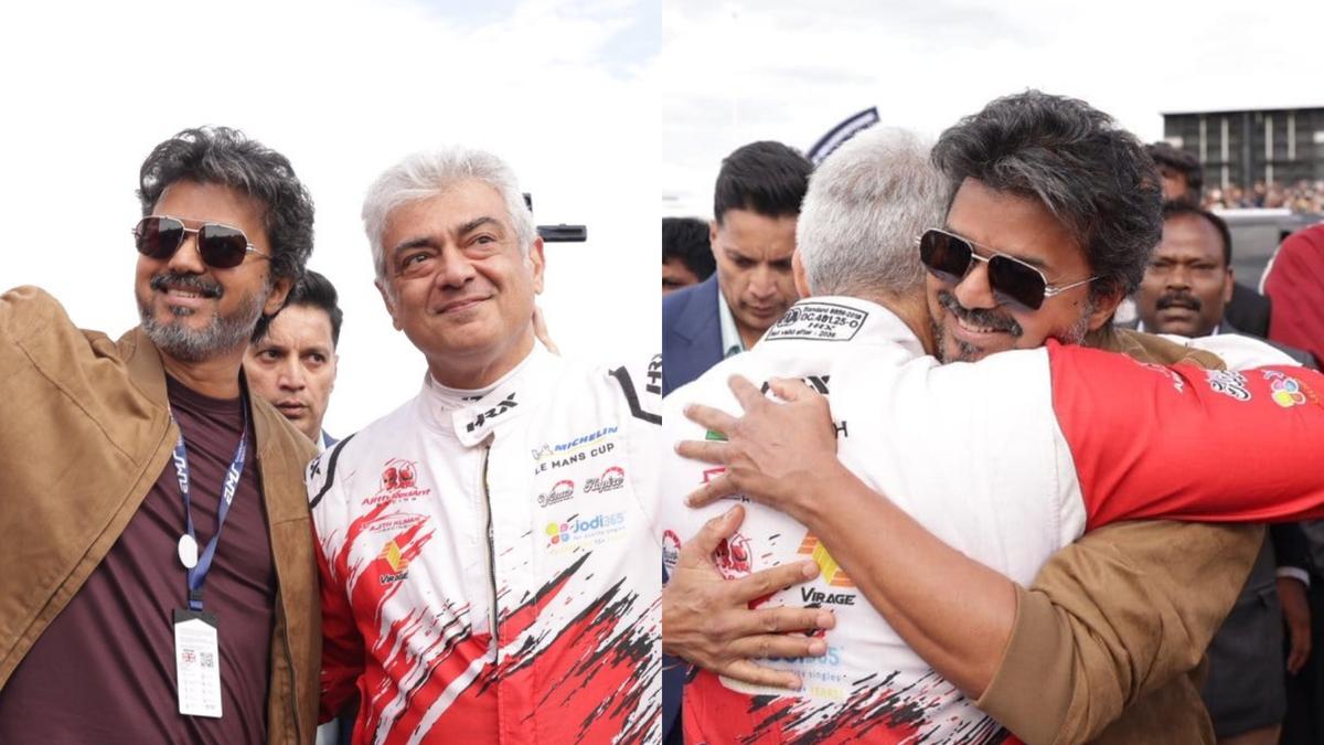 Tamil cinema titans Vijay, Ajith Kumar reunite at Silverstone event