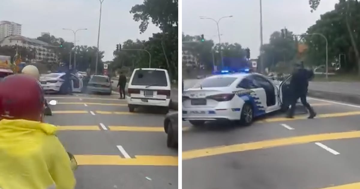 Polis lancarkan operasi tangkap dua suspek yang langgar kereta peronda