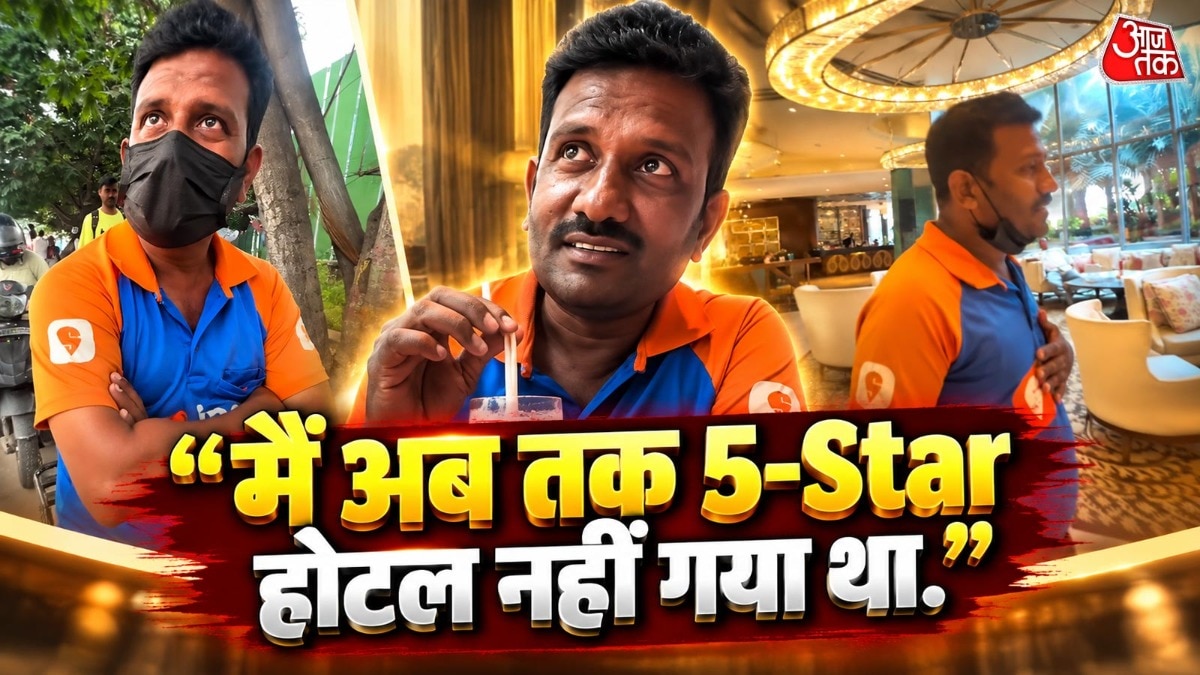 Delivery Worker's First Five-Star Hotel Visit Wins Hearts Online