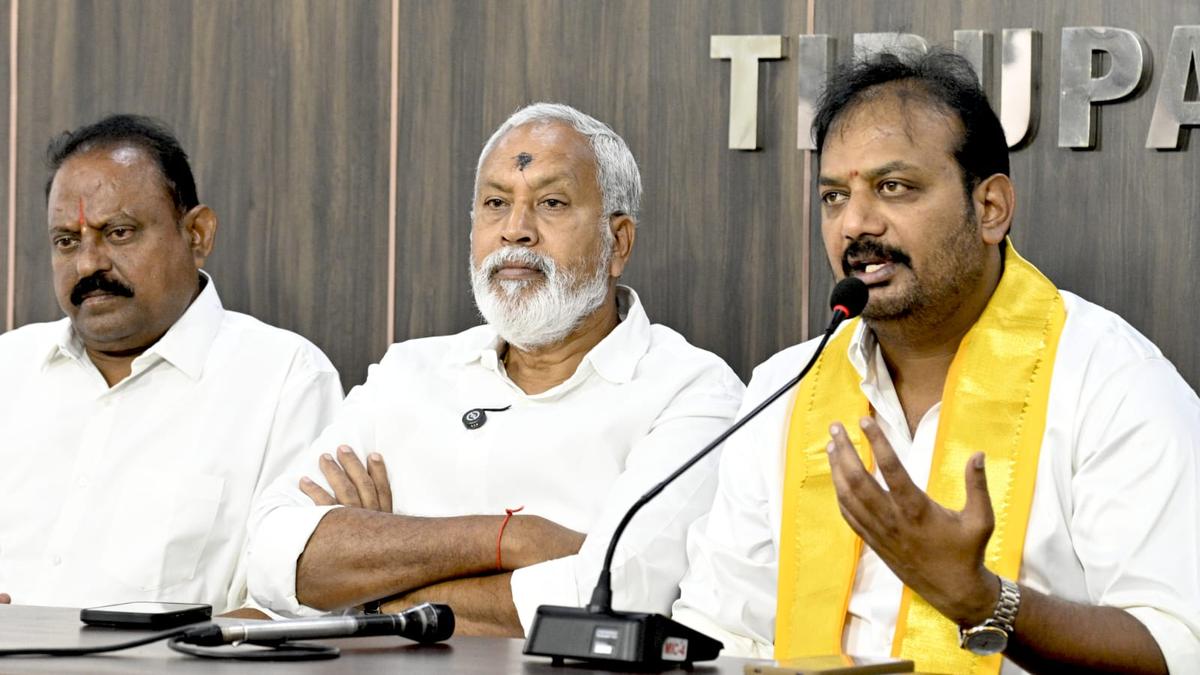 तिरुपति को आगे बढ़ाने के लिए तेजी से विकास परियोजनाएं: अध्यक्ष