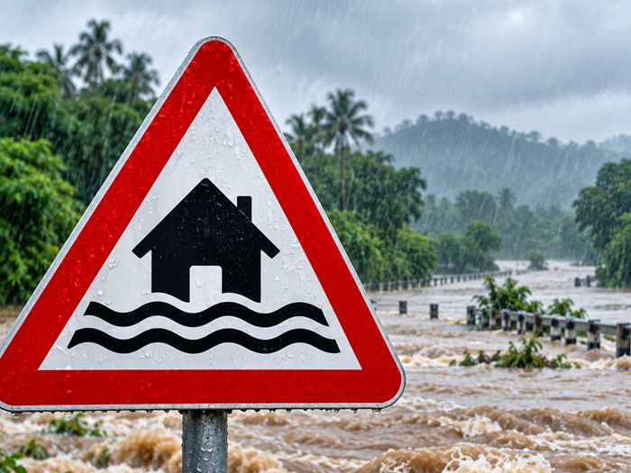 Flood alert extended for Kuda Ganga as water levels remain elevated