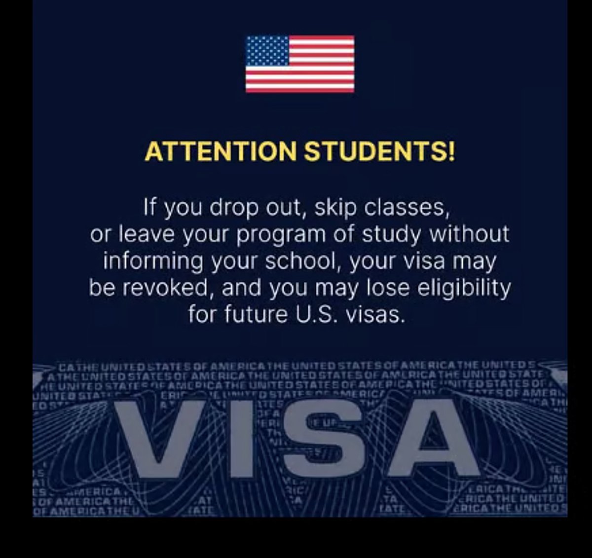 US Issues Urgent Visa Guidance for International Students