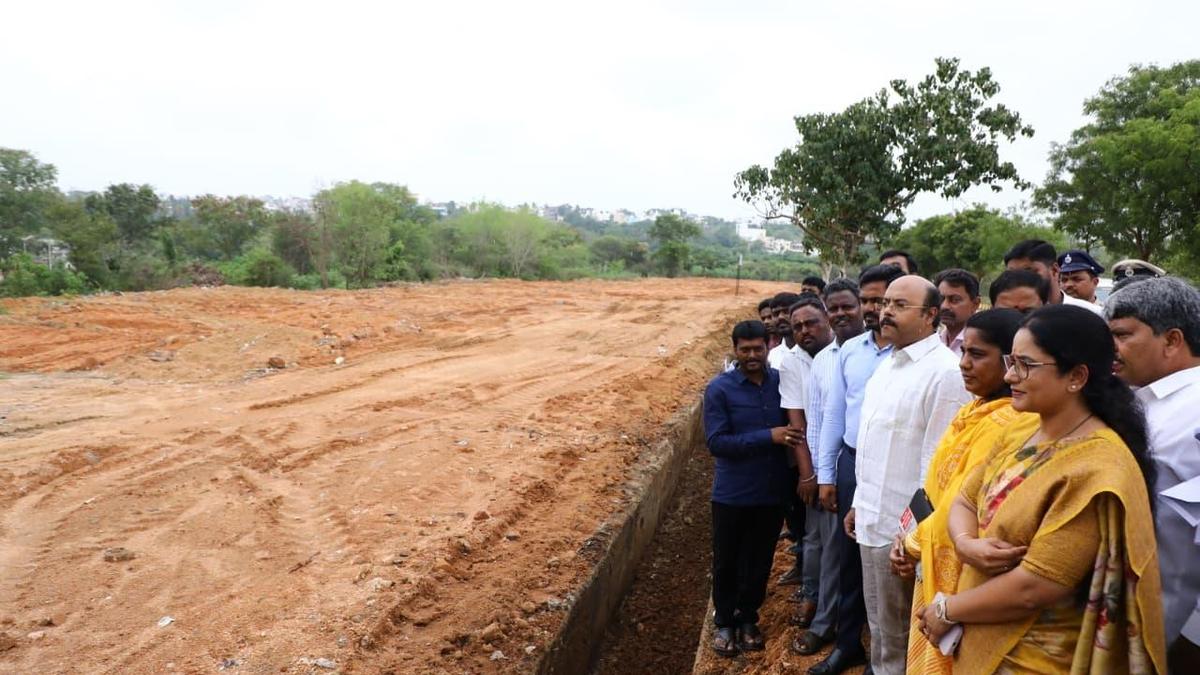 Official inspects waste management operations at Lalithadripura site