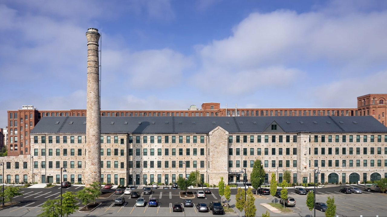 Historic 170-year-old Massachusetts mill converted to 86-unit housing complex