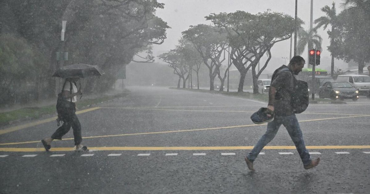 Punggol Way closure warned as Singapore braces for heavy downpour