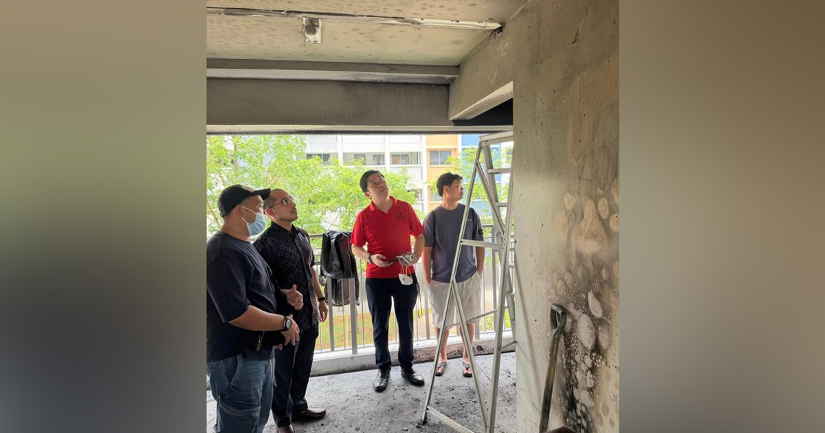 Mobility device fire at Yishun HDB block contained, no casualties