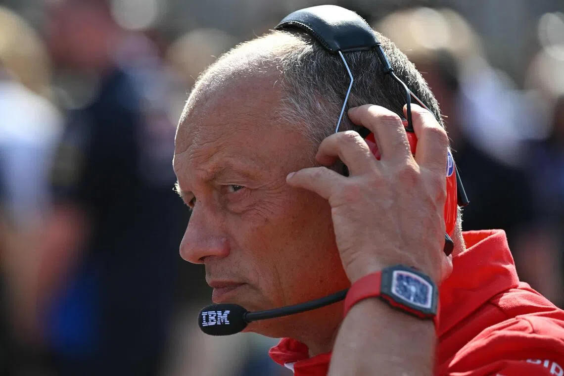 Ferrari moves to end speculation over team principal Fred Vasseur