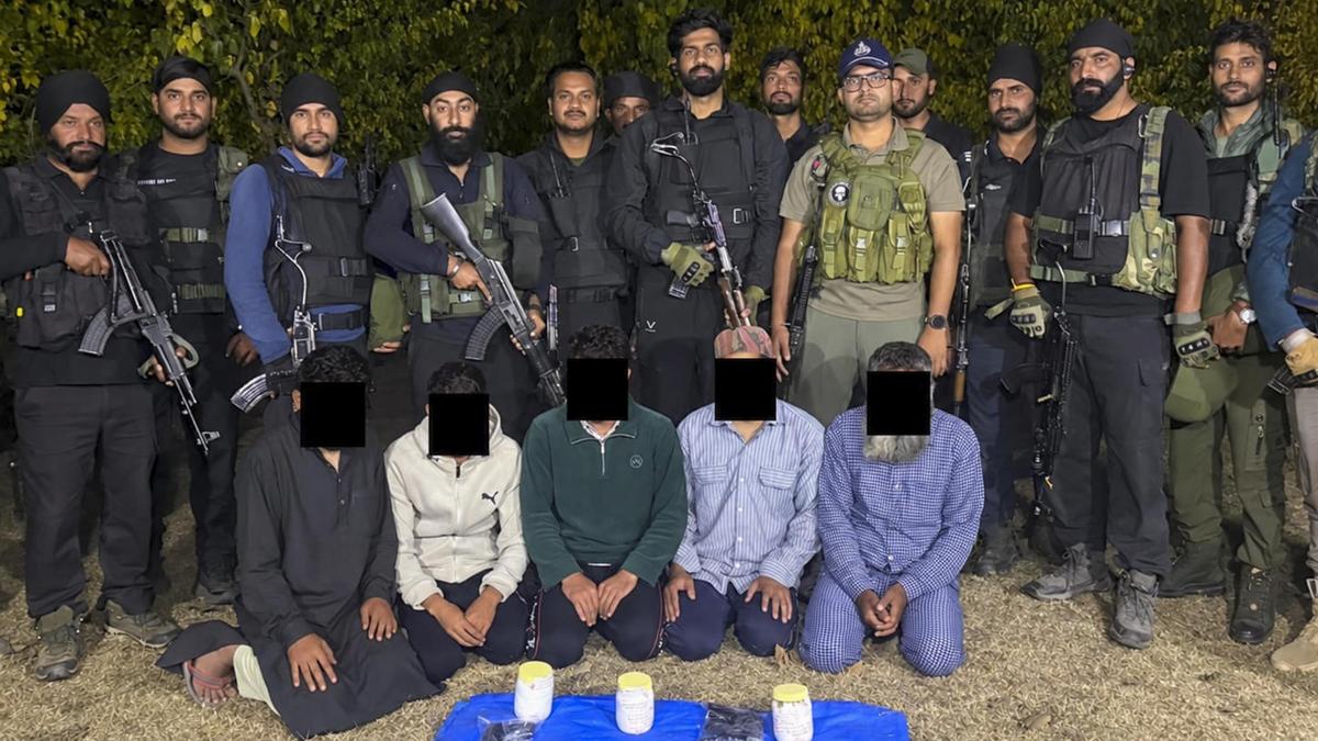 Kashmir police arrest five suspected militant associates, recover arms cache