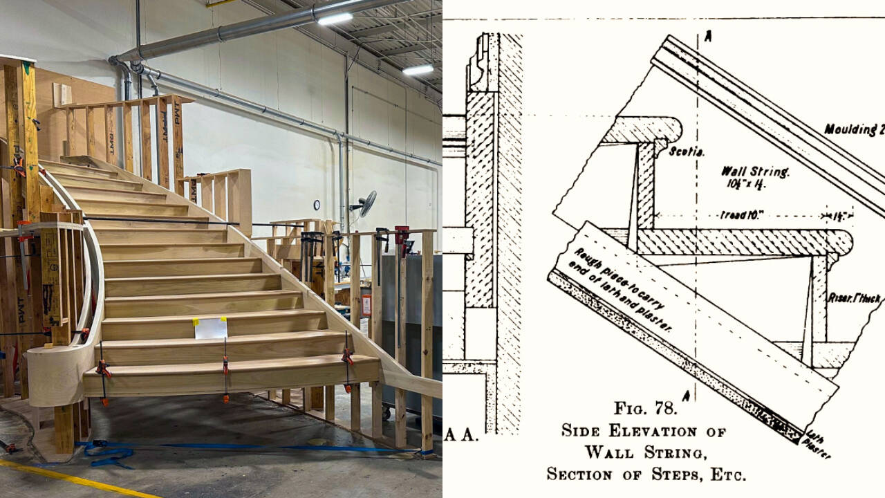 Historic carpentry techniques revived in architectural restoration project