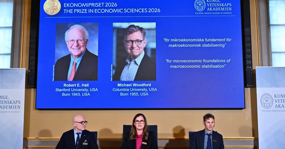 US economists Hall and Woodford awarded Nobel Prize for stabilisation research