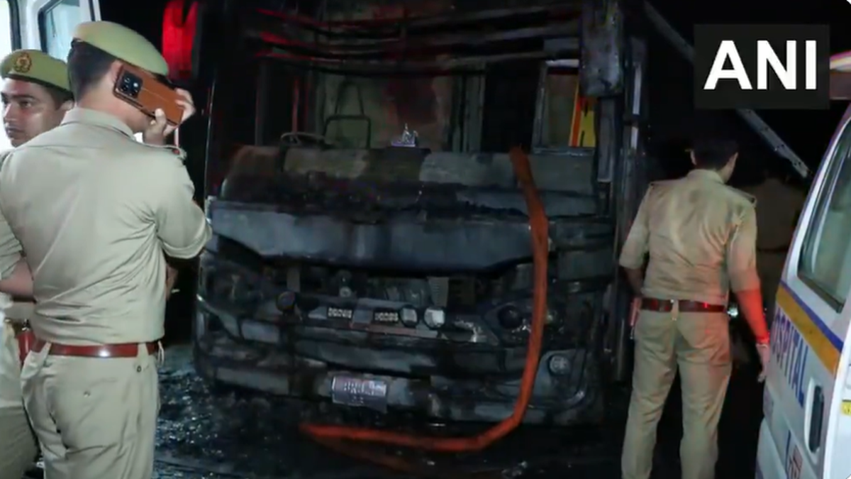 Nine dead in Yamuna Expressway bus fire; driver and conductor arrested
