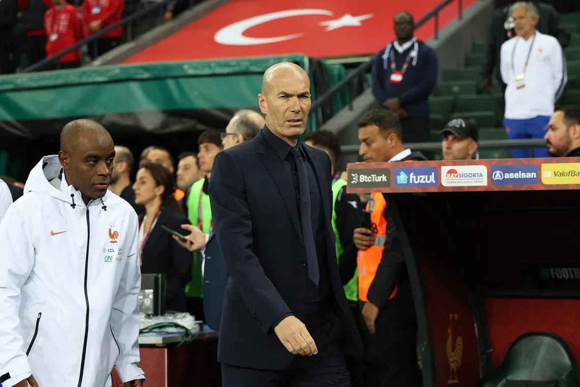 Zidane stamps authority on France with Nations League win in Turkey