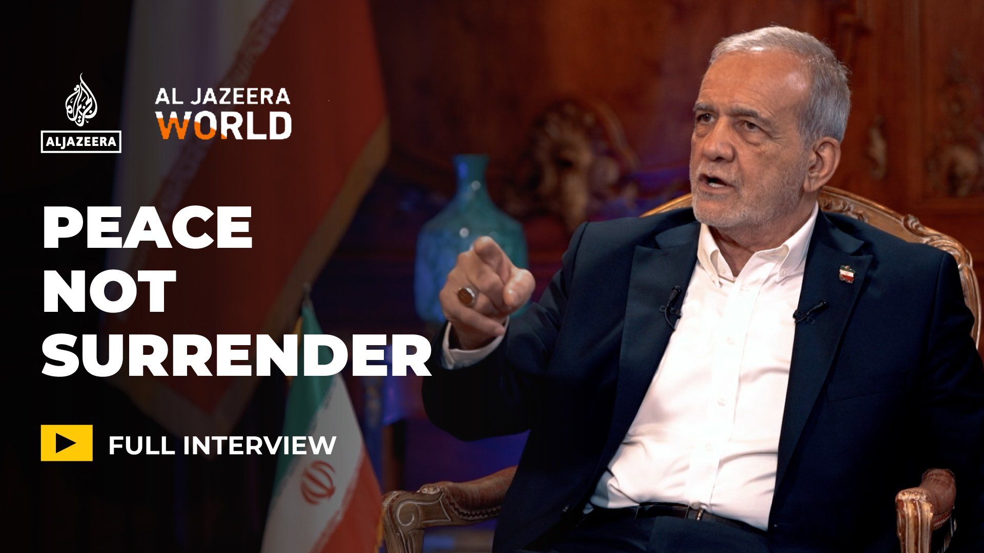 Iran's Pezeshkian Calls for Regional Peace While Rejecting Western Pressure