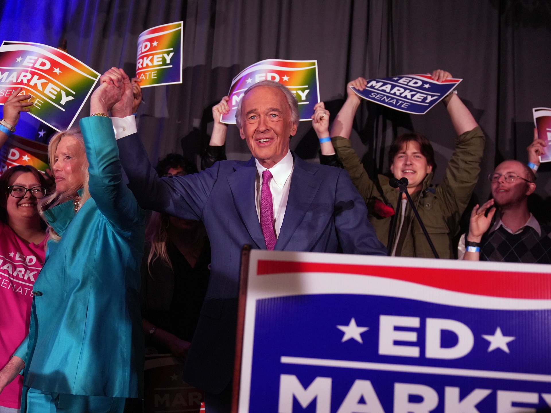Markey retains Senate seat as Massachusetts backs veteran Democrats