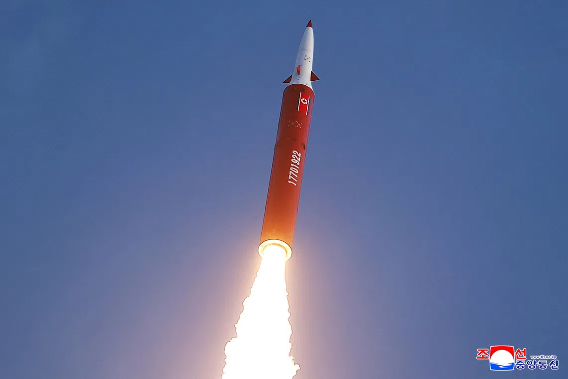 North Korea conducts intermediate-range missile test exercise