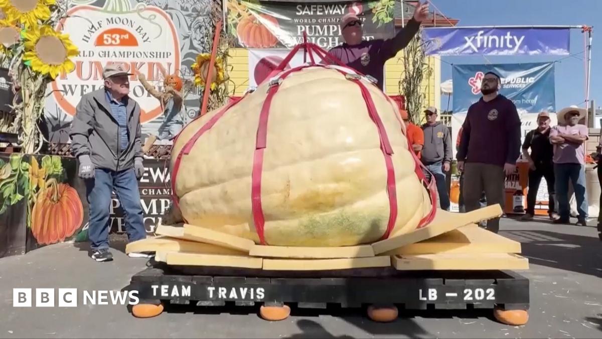 Minnesota teacher claims fifth pumpkin title, sets sights on world record