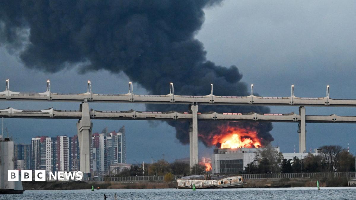 Overnight strikes target Russian oil facilities, data centre in St Petersburg