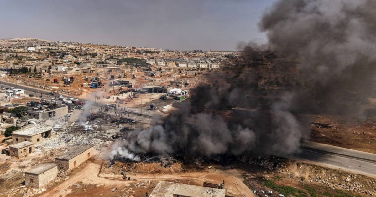 Serangkaian Letupan Bergema di Dekat Aleppo, Utara Syria