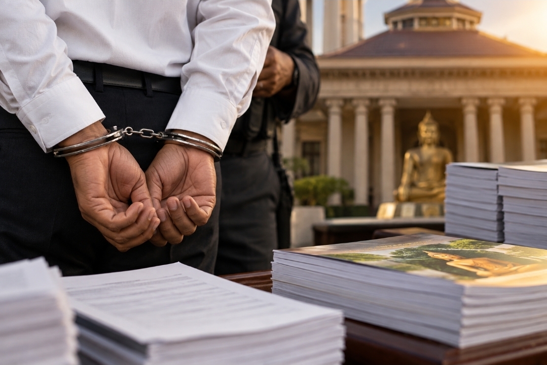 Former Buddhasasana Ministry Secretary arrested on graft charges