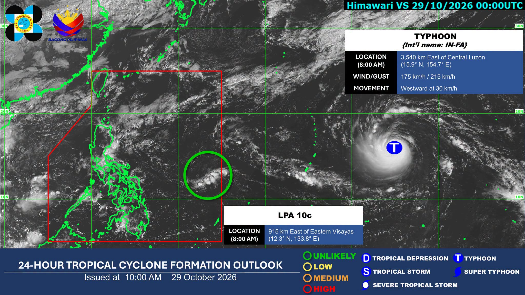 Pagasa bantay sa mababang presyon sa loob ng bansa