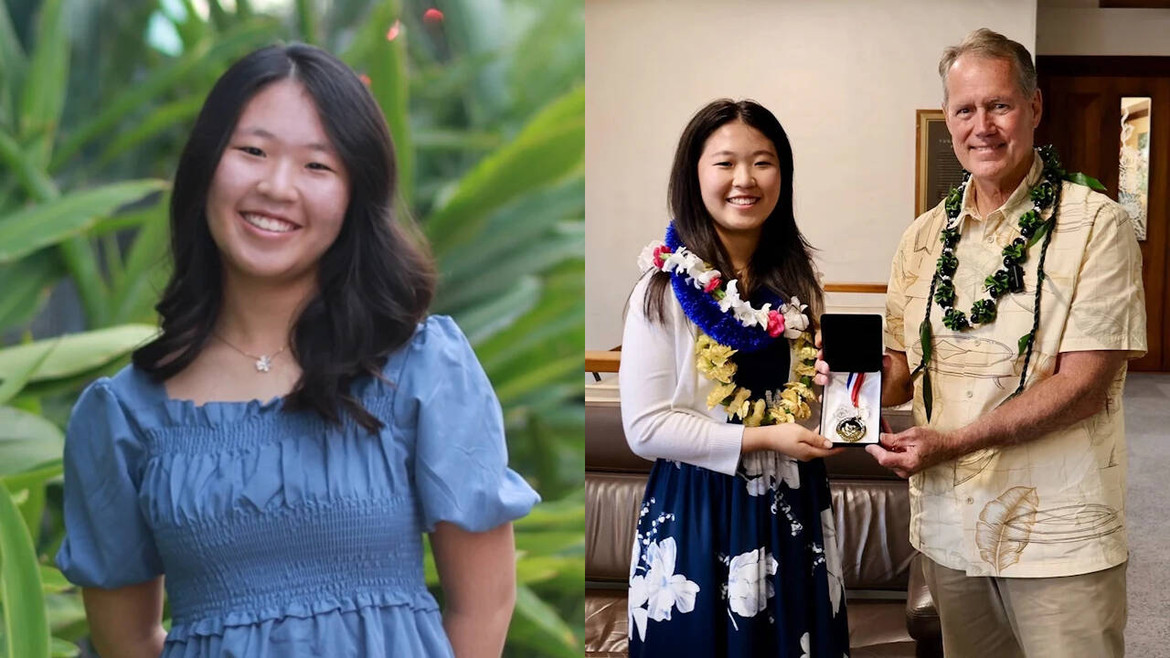 American teenager earns top congressional youth service award
