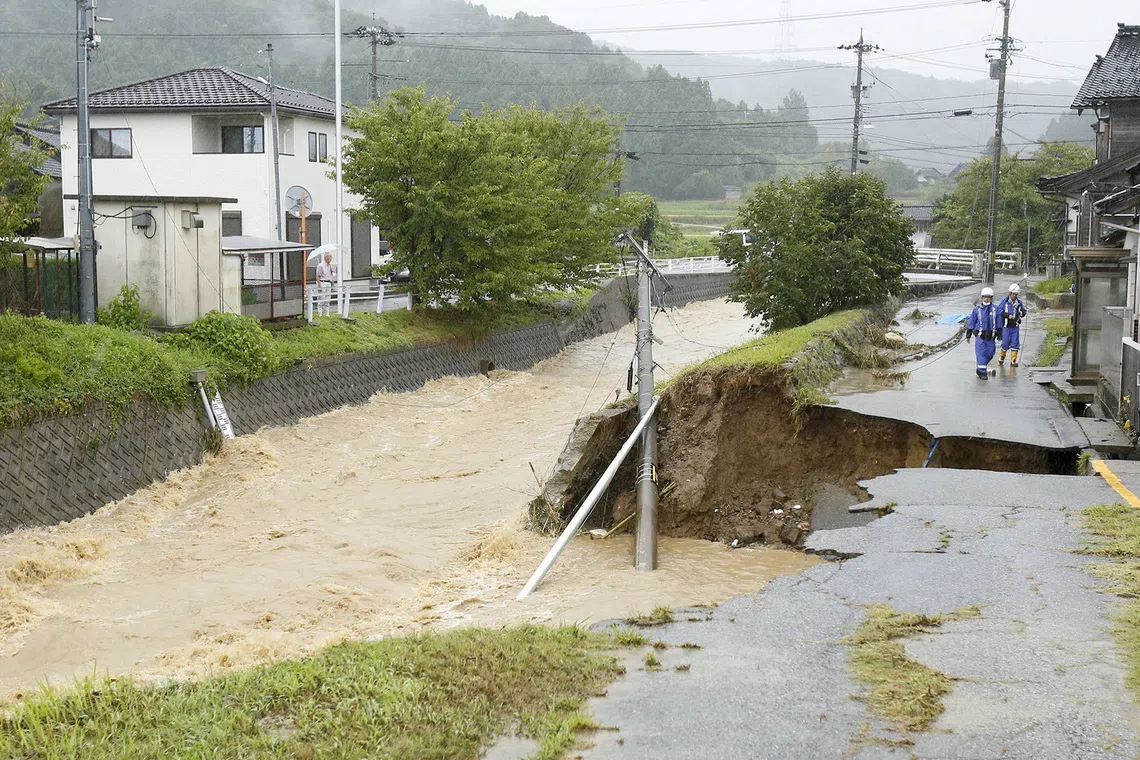 Japan issues highest rain alert as quarter million face mudslide threat