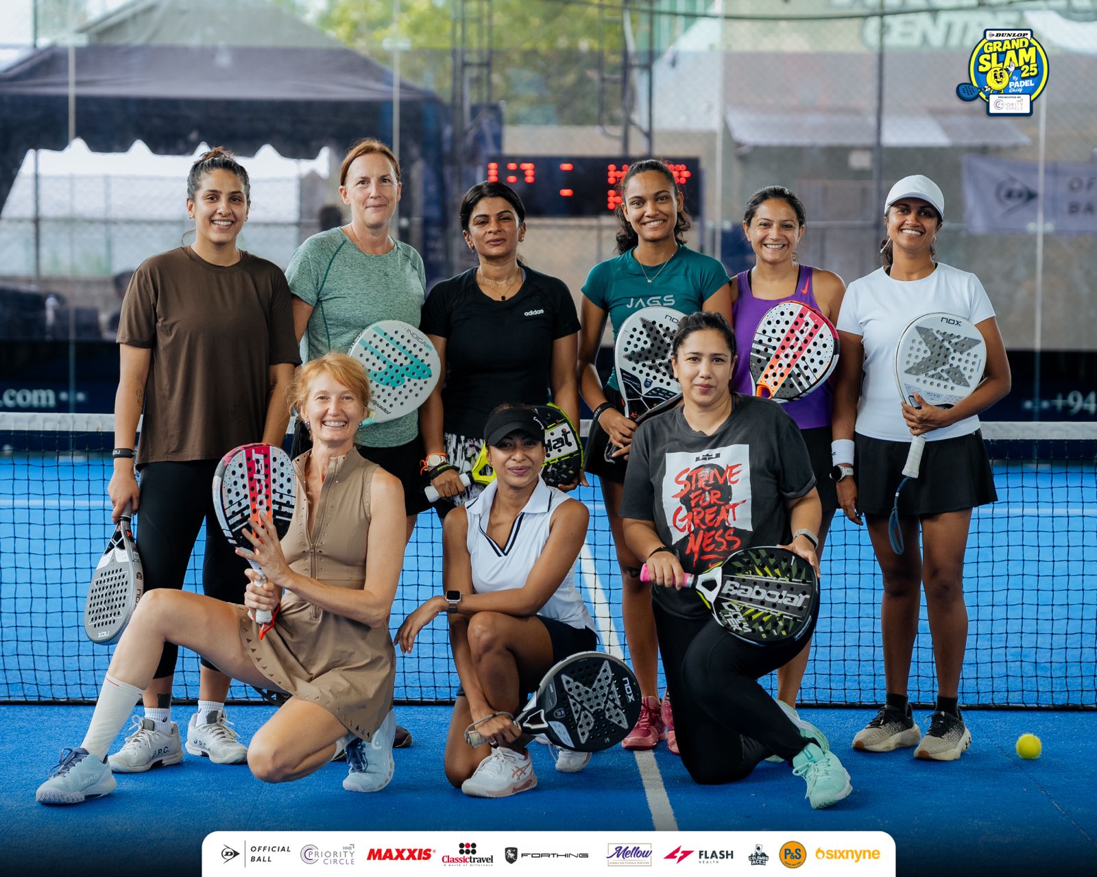Sri Lankan Padel Stars Shine at Dunlop Grand Slam Championship