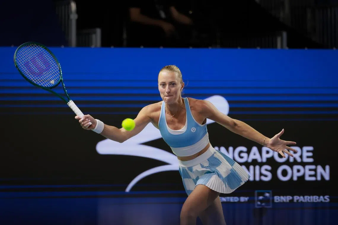 Mladenovic exits Singapore Open but celebrates return to fitness