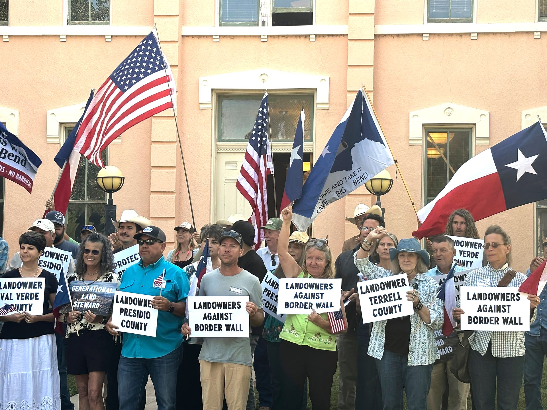 Texas landowners challenge Trump administration border wall plans in court