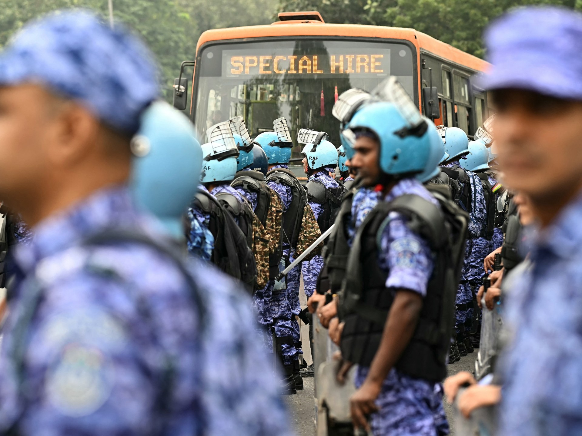 Indian police detain opposition party leaders ahead of New Delhi protest