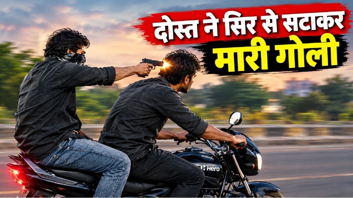 Man Shot Dead on Moving Motorcycle by Friend in Bhopal