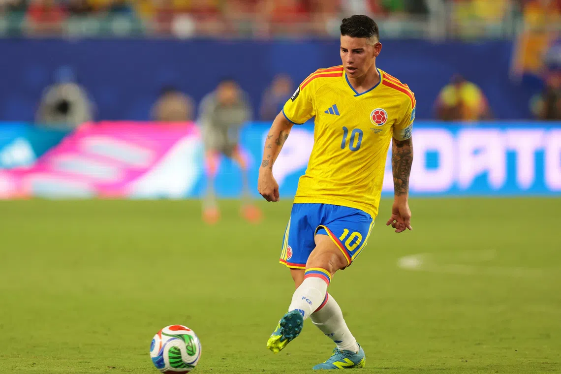 Colombian midfielder James Rodriguez calls time on international career