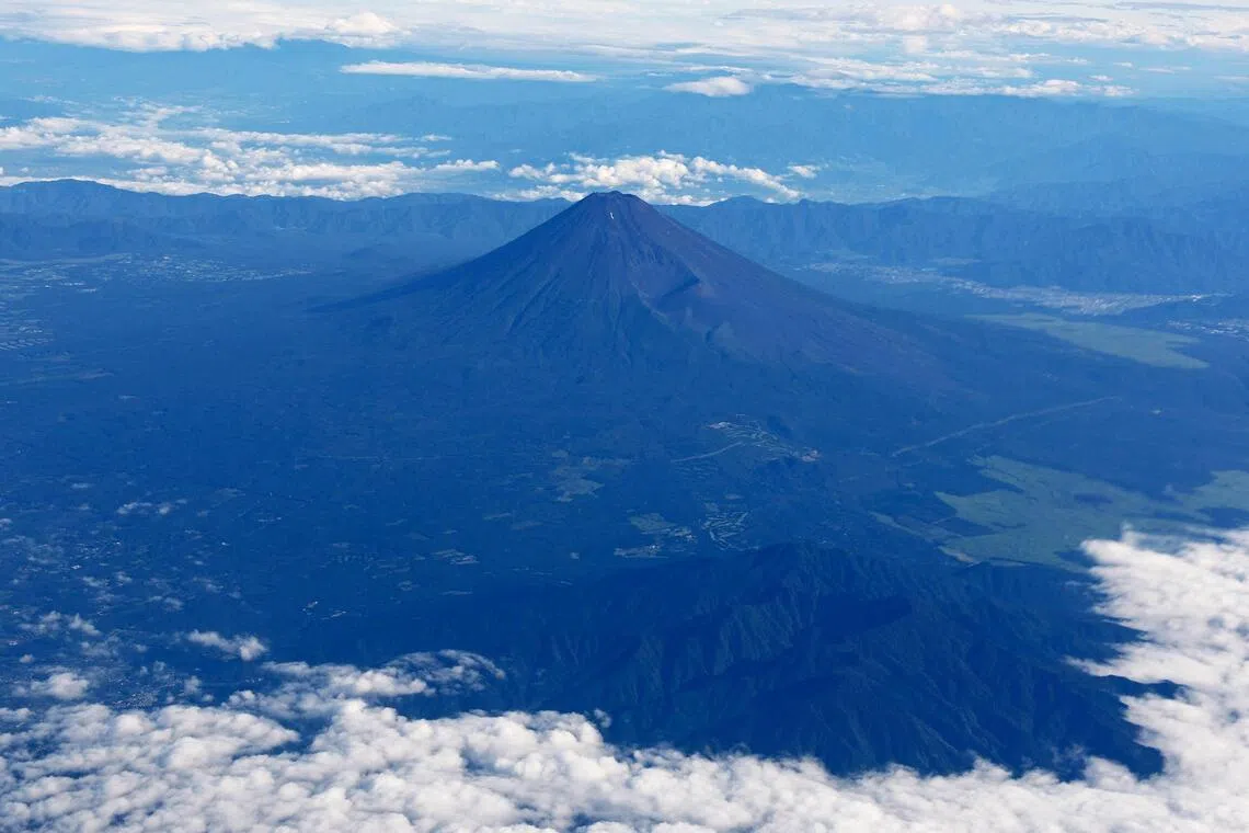 Japanese father investigated after leaving exhausted son on Mount Fuji
