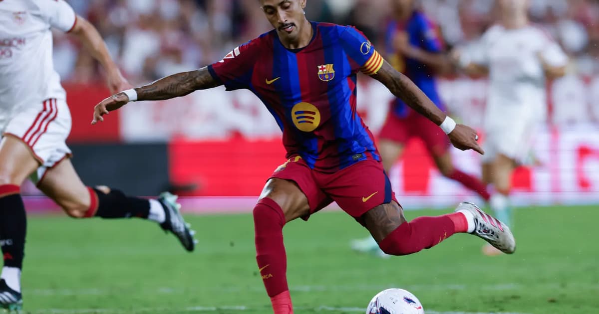 Raphinha Tiga Gol Bawa Barcelona Menang 3-1 Lawan Sevilla