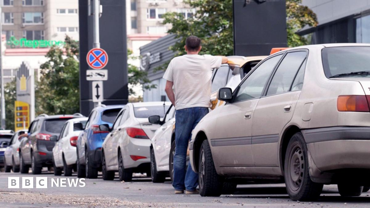 Russia faces fuel shortages as war costs mount, patriotic fervor endures