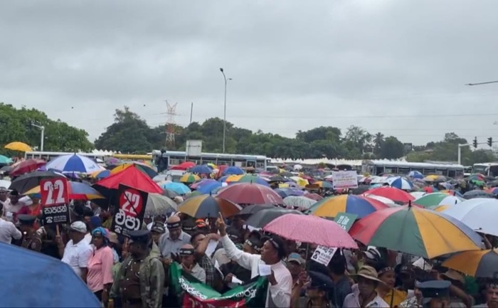 Parliament area traffic snarled as SJB stages 22nd Amendment protest