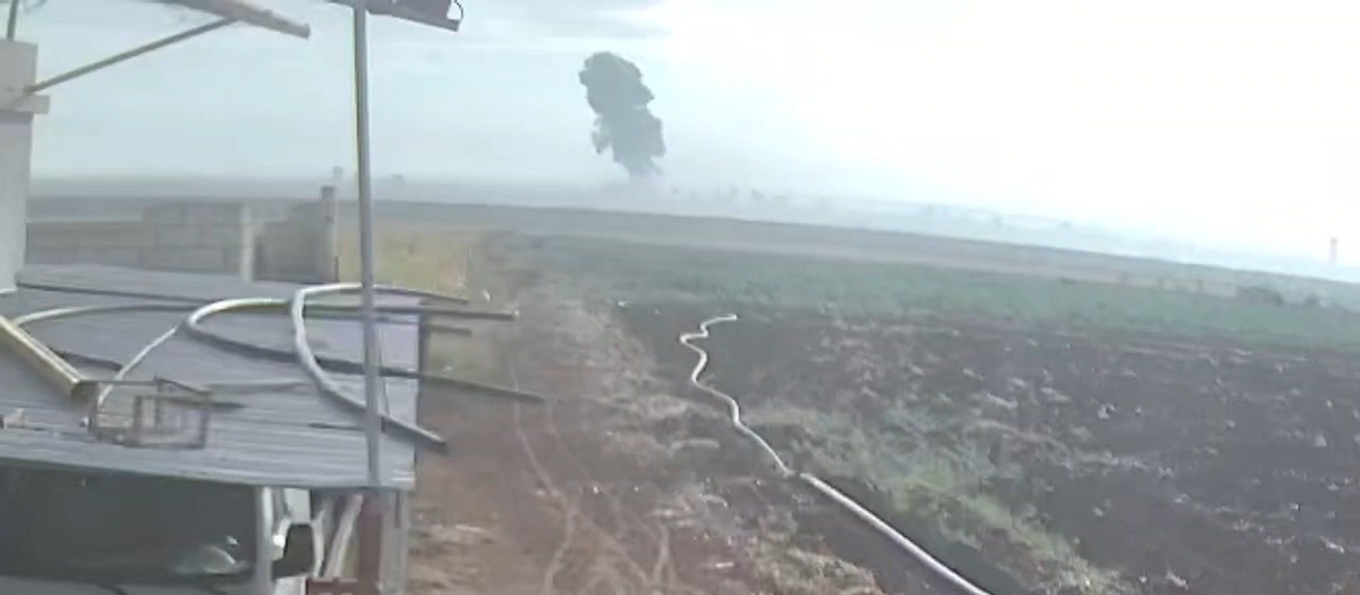 Explosions strike military airfield in Syria's Idlib province