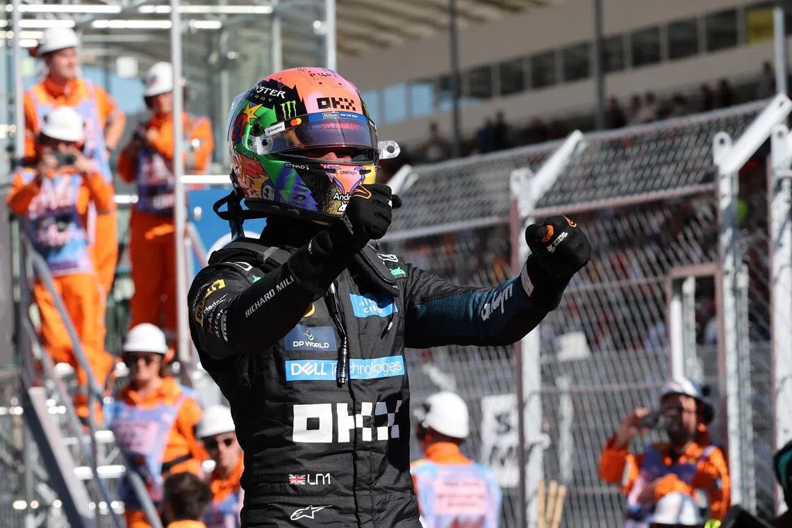 Norris edges Antonelli for Spanish GP pole in thrilling qualifying