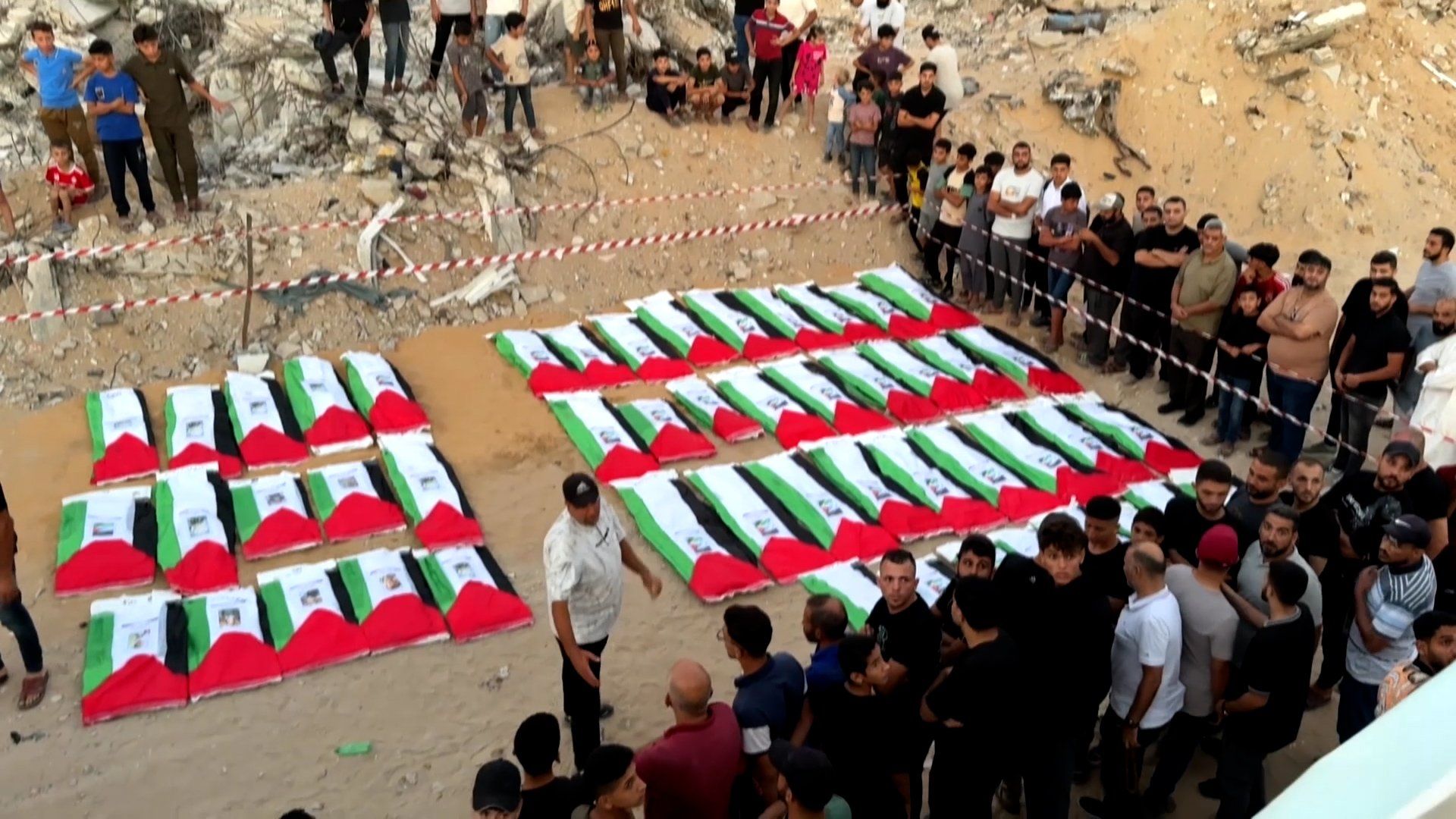 Gaza recovers 105 Palestinian bodies from October 2023 rubble