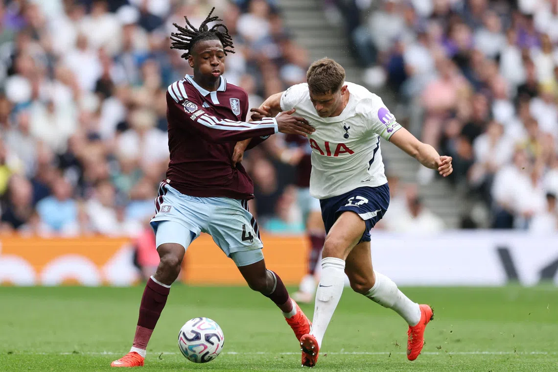 Villa's trio seal first win as Tottenham's struggles deepen