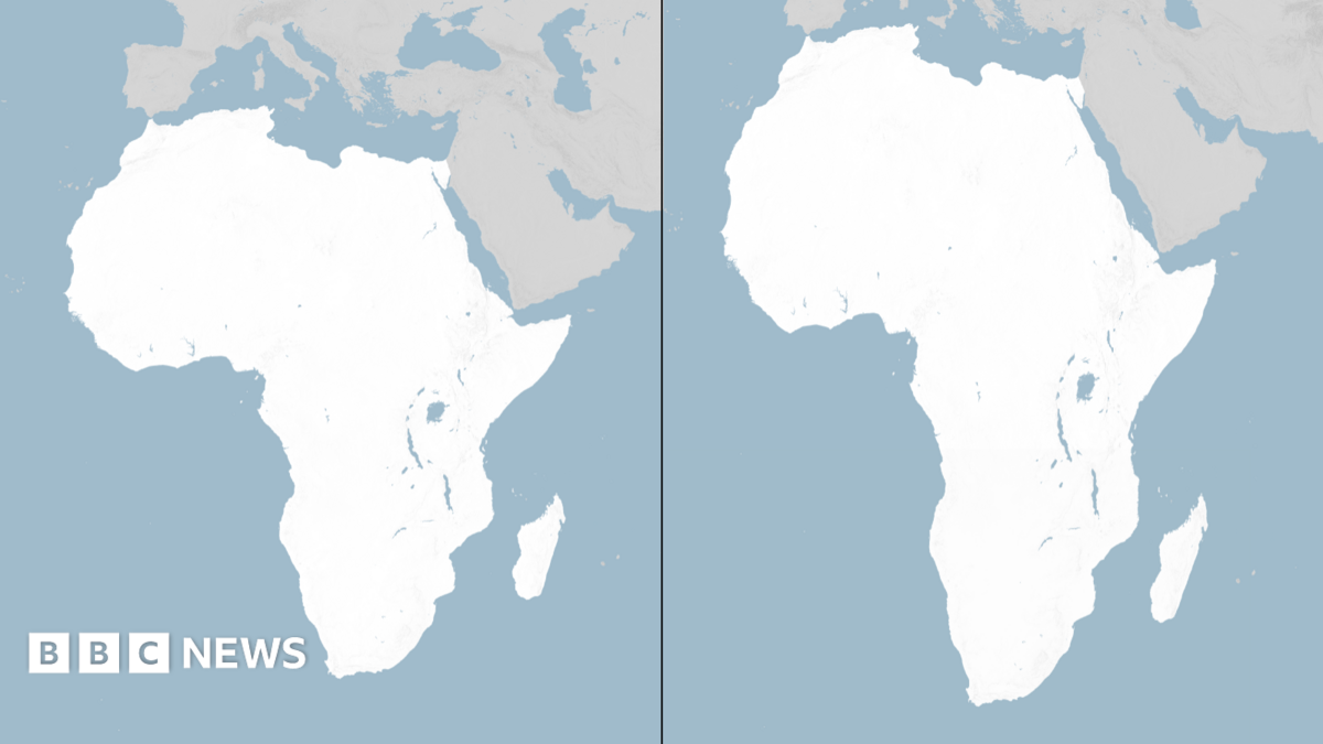 UN adopts new world map correcting Africa's geographical representation