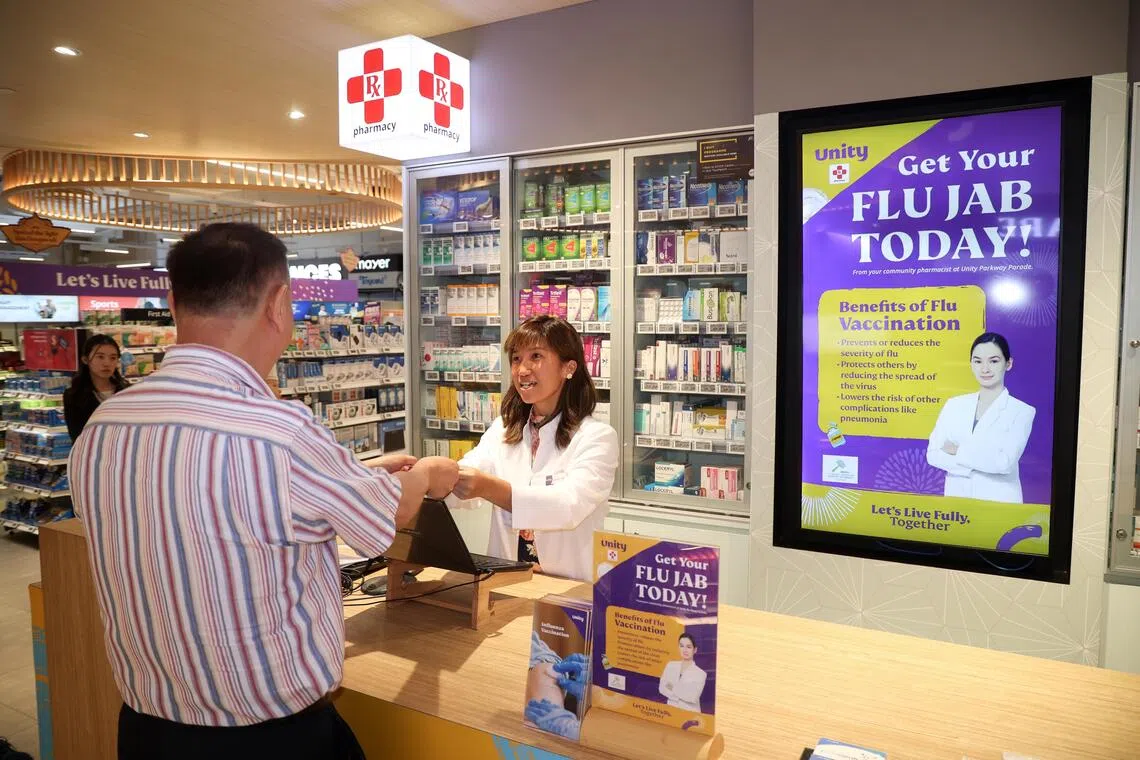 Singapore urges at-risk groups to get flu vaccinations as cases surge