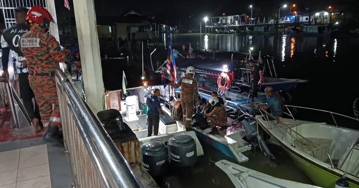 Dua Tewas, Empat Cedera dalam Perlanggaran Bot di Mersing